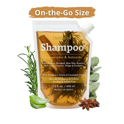 Herbalista Viral Herbal Shampoo 400ml (Travel Size)