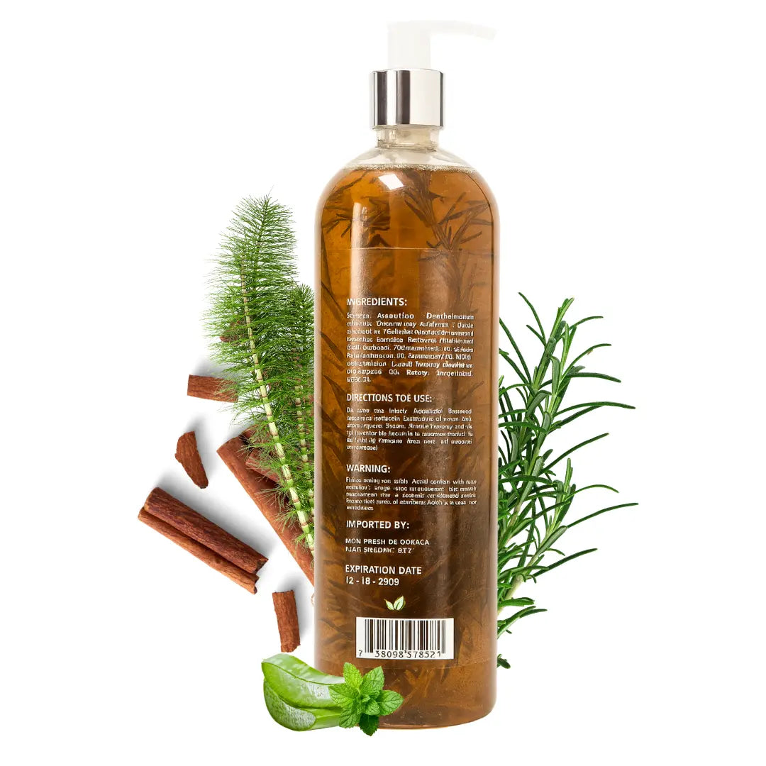 Herbalista Viral New Herbal Shampoo Minoxidil 1000ml (33.8 fl oz)