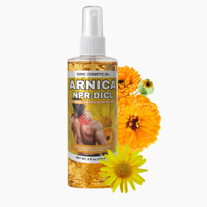 Arnica & Calendula Massage Oil – 8 oz (236 mL)