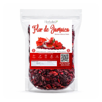 Herbalista Flor de Jamaica 4 oz – Dried Hibiscus Flowers