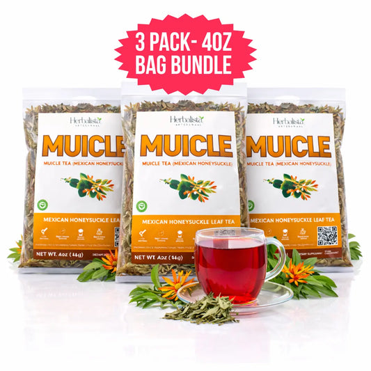 Herbalista Muicle Herbal Tea 4oz Each (3 Bag Bundle)