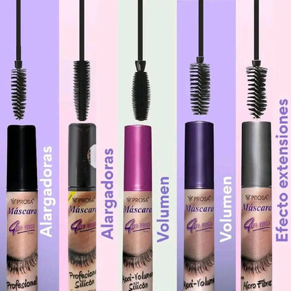 Prosa 4-in-1 Mascara 5-Piece Bundle + Free Gift