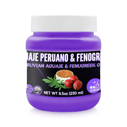 Peruvian Aguaje & Fenugreek Gel 250g (8.8oz) with Seeds