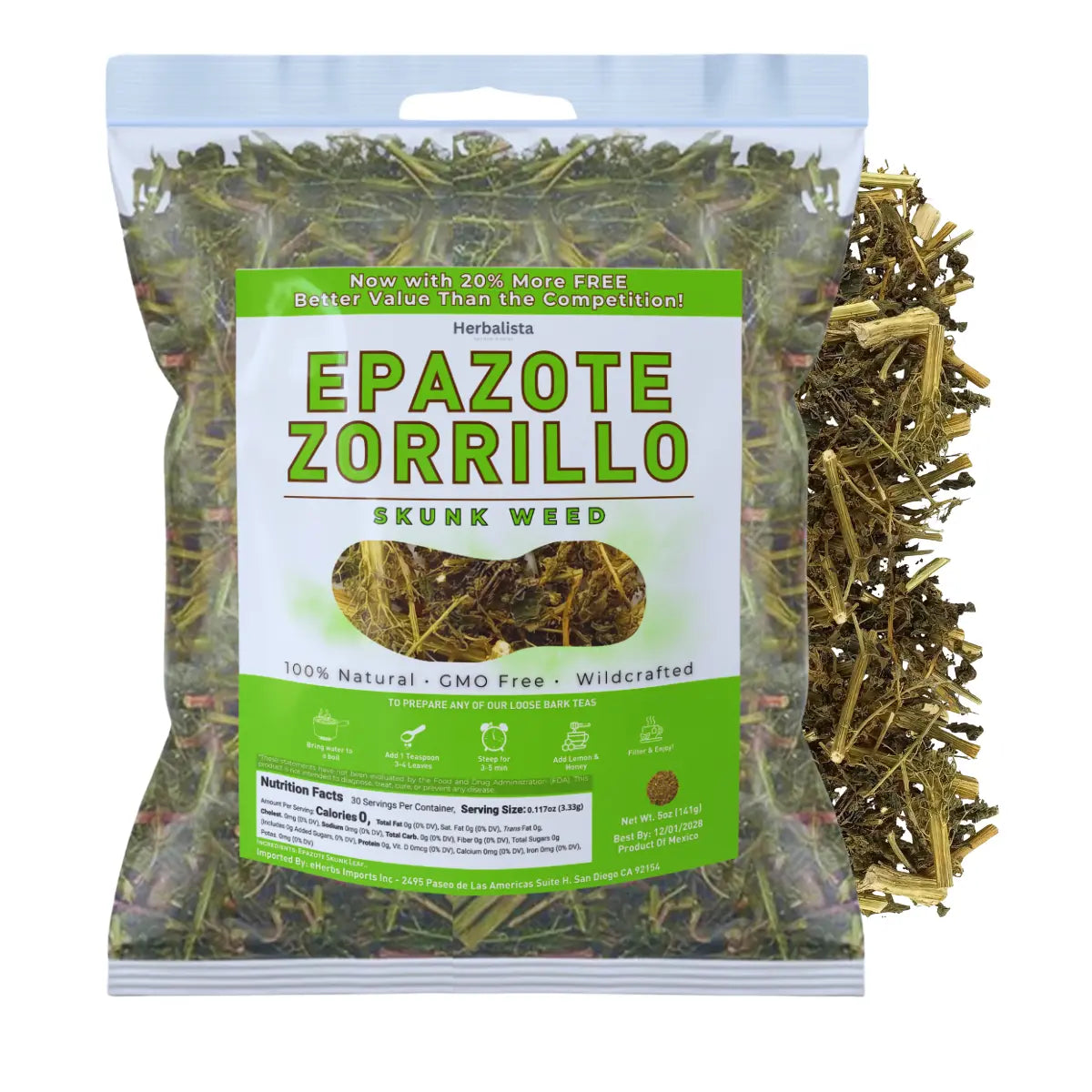 Epazote de Zorrillo Herbal Tea 5oz (141g)