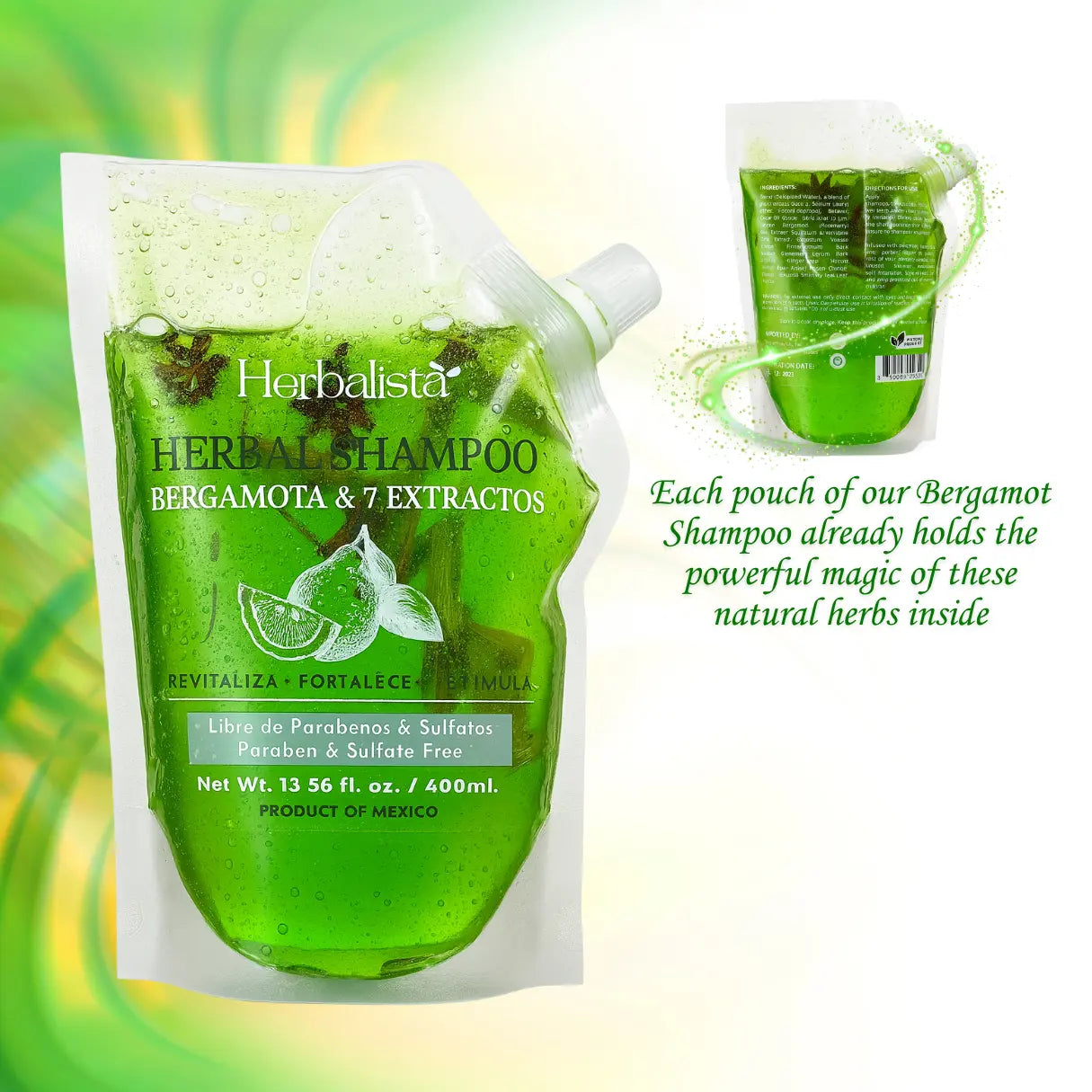 Herbalista Bergamot Herbal Shampoo 400ml