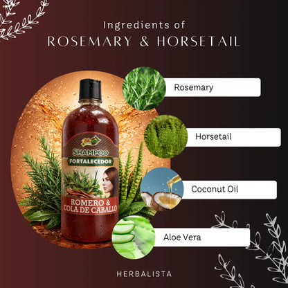 Rosemary & Horsetail Shampoo 1L (33.9 Fl Oz)