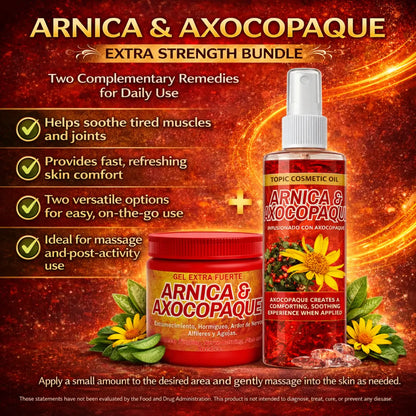 Arnica & Axocopaque Relief Duo Ointment + Massage Oil