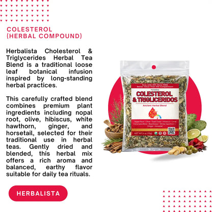 Herbalista Colesterol Herbal Compound Tea 5oz (141g)