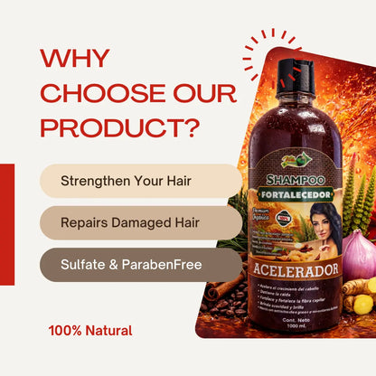 Herbal Hair Accelerator Shampoo 1L (33.9 Fl Oz)
