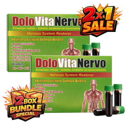 Dolo Vita Nervo Multivitamin Shots 24ct (15ml) – 2 Boxes
