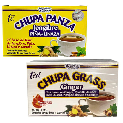 Chupa Grass TeaTox Herbal Tea Bags - 30 Day Supply