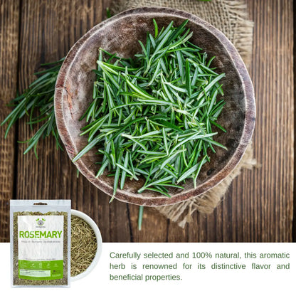 Aromatic Loose Whole Rosemary Dried Leaves 4oz (114g)