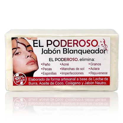 El Poderoso Goat Milk Facial Soap 100g 3 Pack