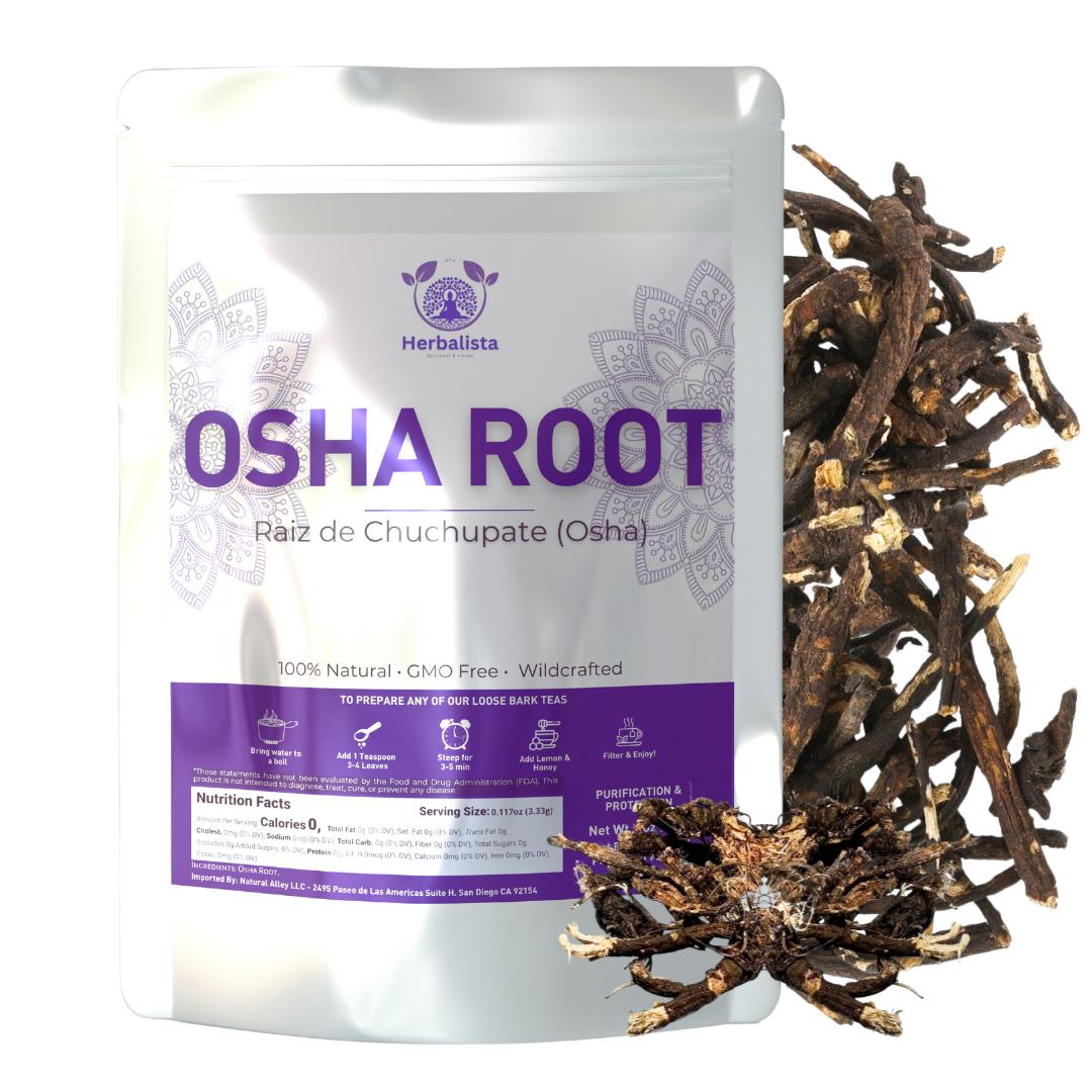 Herbalista - Wildcrafted Osha Root 1oz (28g) - (Ligusticum Porteri) - Chuchupate Whole Root for Cleansing, Purification, Meditation, Healing, Spiritual Practices, and Wiccan Rituals & Tea.