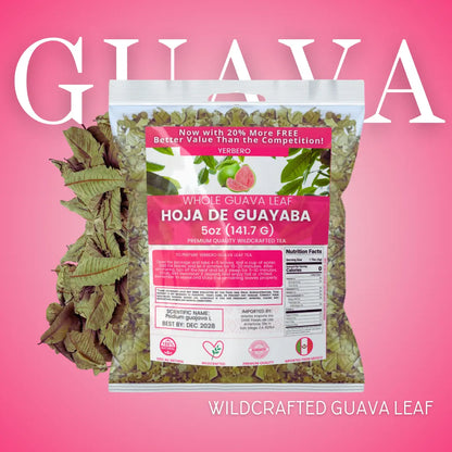 Wildcrafted Guava Leaf Tea (Hoja de Guayaba) - 5oz (141g)