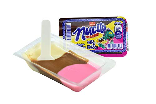 NUCITA Trisabor 16 pc 240 gr. | Creamy Candy 3 Flavors 8.5 oz. - 2 PACK