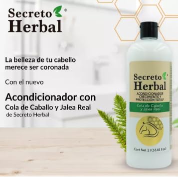 Kit Shampoo Anticaída Y Acondicionador Secreto Herbal 1l