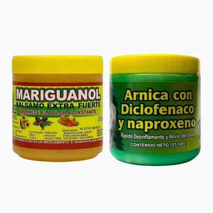 Mariguanol & Arnica Massage Gel Bundle 2 Pack