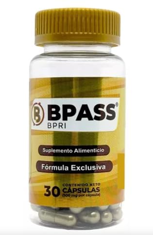 Bypass Bpri Kit Dorado 30 Cápsulas Y Malteada Fresa