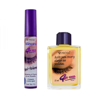 Prosa Viral 4-in-1 Mascara Kit 5 Pieces + FREE Eyelash Oil