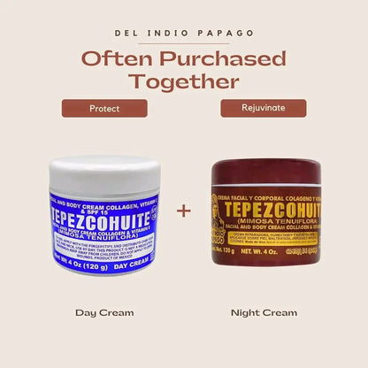 Del Indio Papago Tepezcohuite Night Cream 4oz (120g)