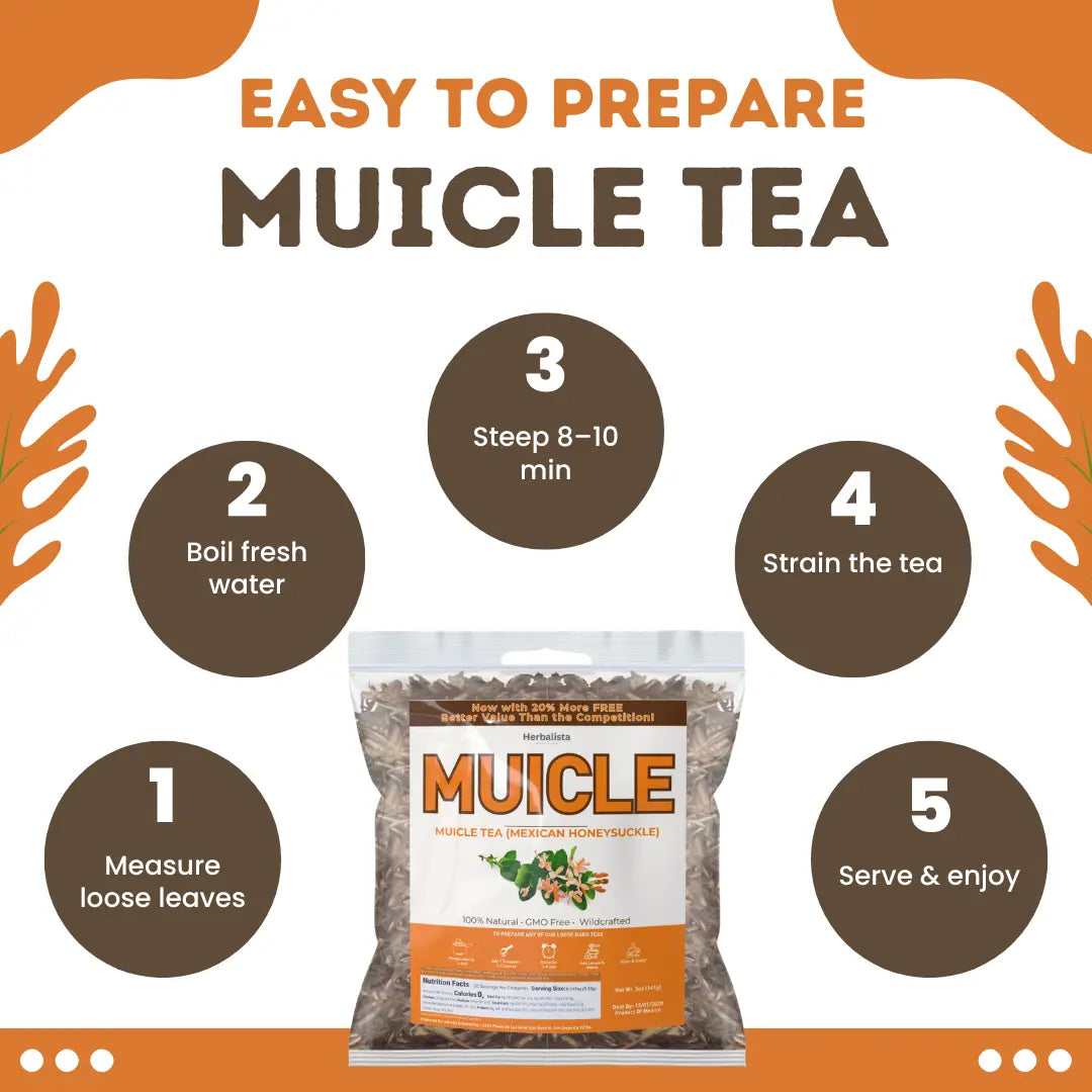 VIRAL Muicle Té (Mexican Honeysuckle Herbal Tea) - 5oz