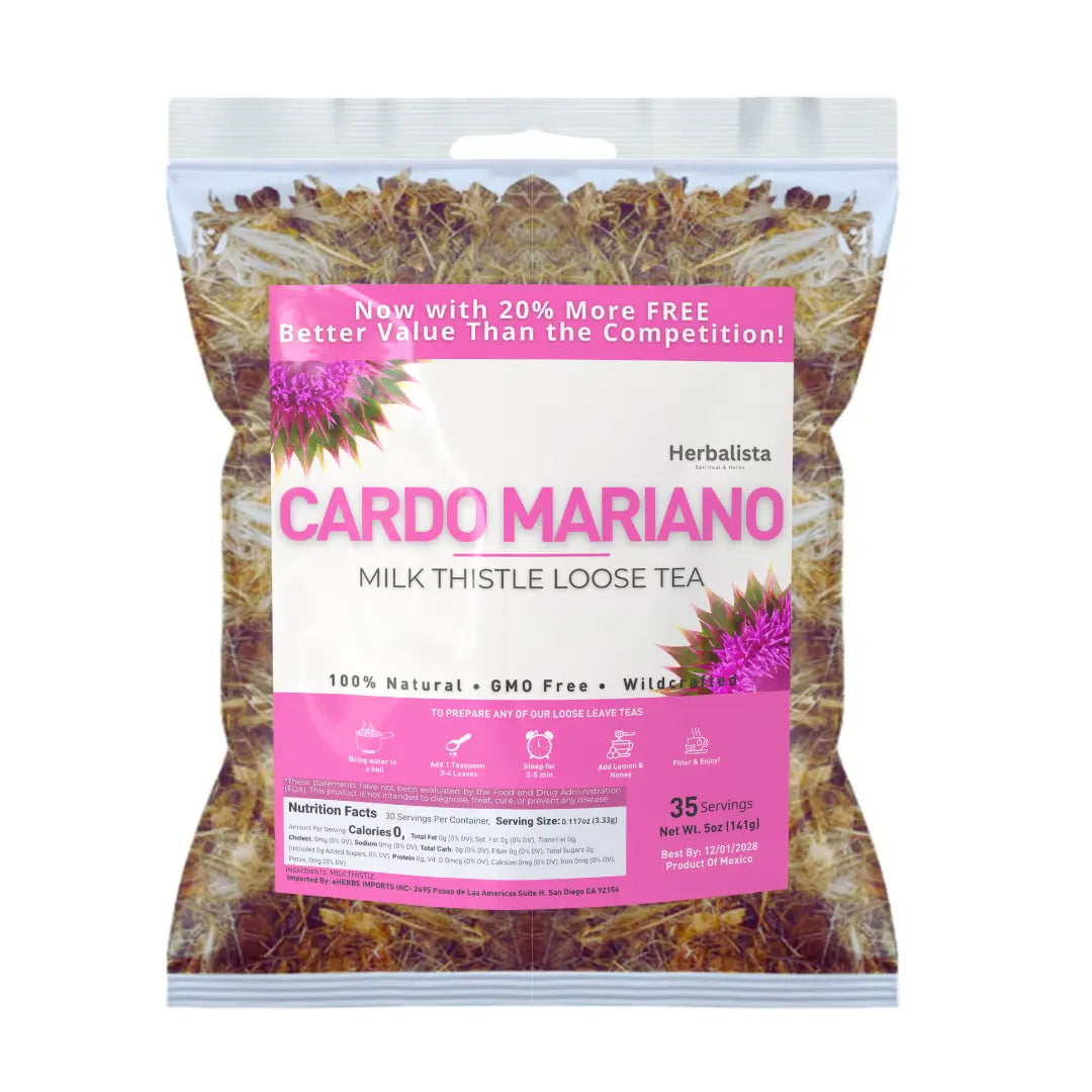 Wildcrafted Whole Cardo Mariano (Milk Thistle) Tea 5oz