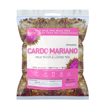 Wildcrafted Whole Cardo Mariano (Milk Thistle) Tea 5oz