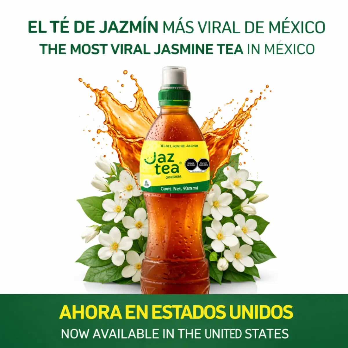 3 Pack Jaztea Jasmine Iced Tea 500ml (16.9 fl oz)