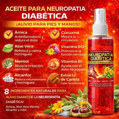 Neuropatoa Diab Aceite Corporal Massage Oil 8 fl oz