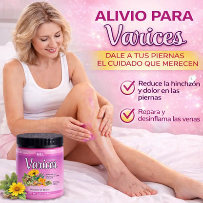 Varices Gel 125g & Body Oil 8oz Relief Bundle