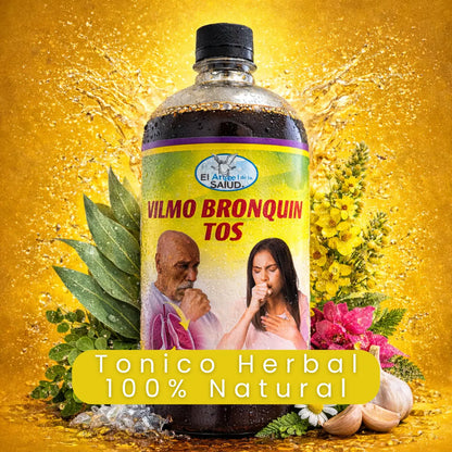 Pulmo Bronqui Tos Herbal Tonic 1 Liter (33 Fl Oz)