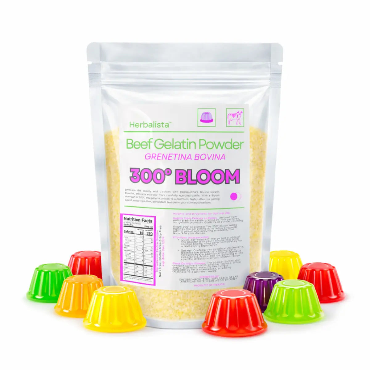 Beef Gelatin Powder 300 Bloom 4oz (114g)