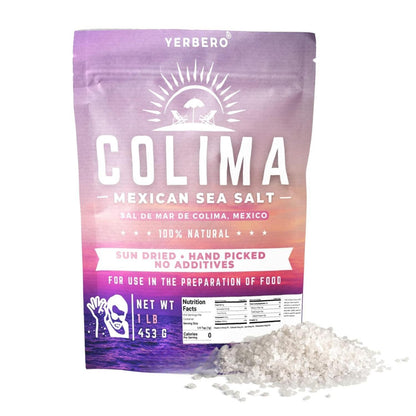 Yerbero Colima Mexican Sea Salt Unrefined 1lb (456g)