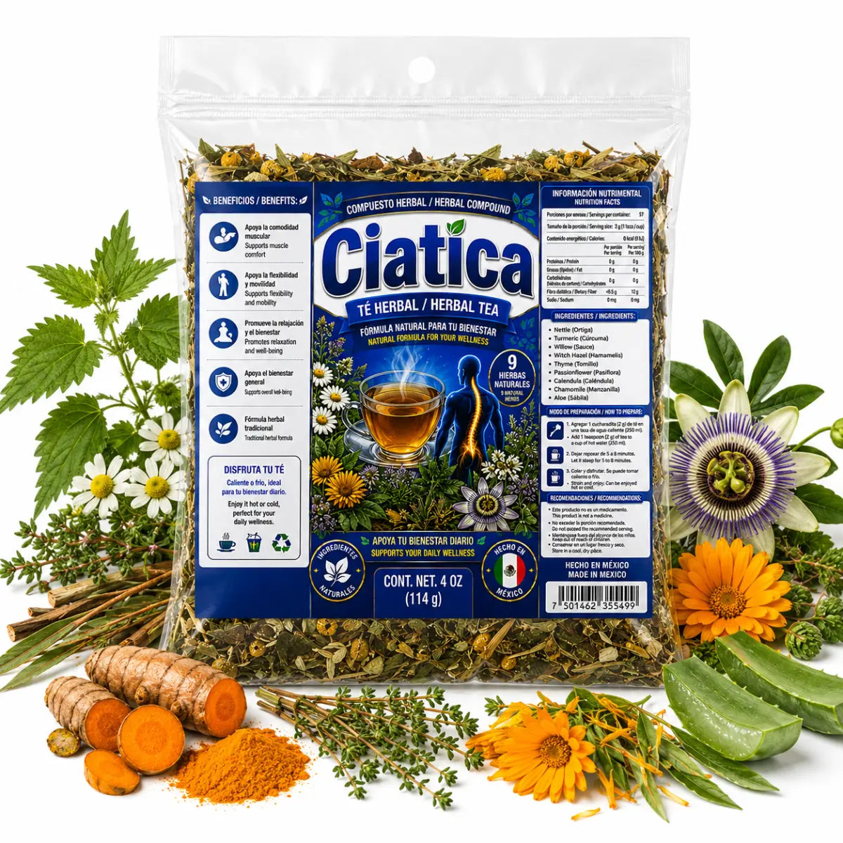 HCiatica Herbal Compuesto Tea 4oz