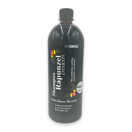 Formula Rapunzel Zatarain Shampoo 1Lt (33.81 Fl Oz) 100% Natural, Eliminates Frizz | Argan, Coconut Extract. Genuine!