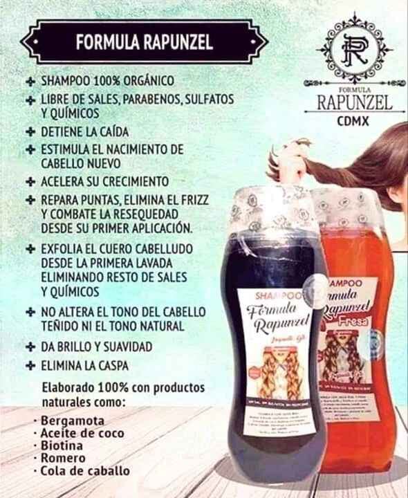 New Curves Kit - 2 Piece Bundle Formula Rapunzel 1 Herbal Sahmpoo (16.9oz) + 1 Strawberry Shampoo (16.9oz)| 100% All Natural Original