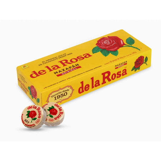 DE LA ROSA Mazapan (2 PACK) 30 Piezas 480 gr. | (Peanut Paste Candy Marzipan Style)
