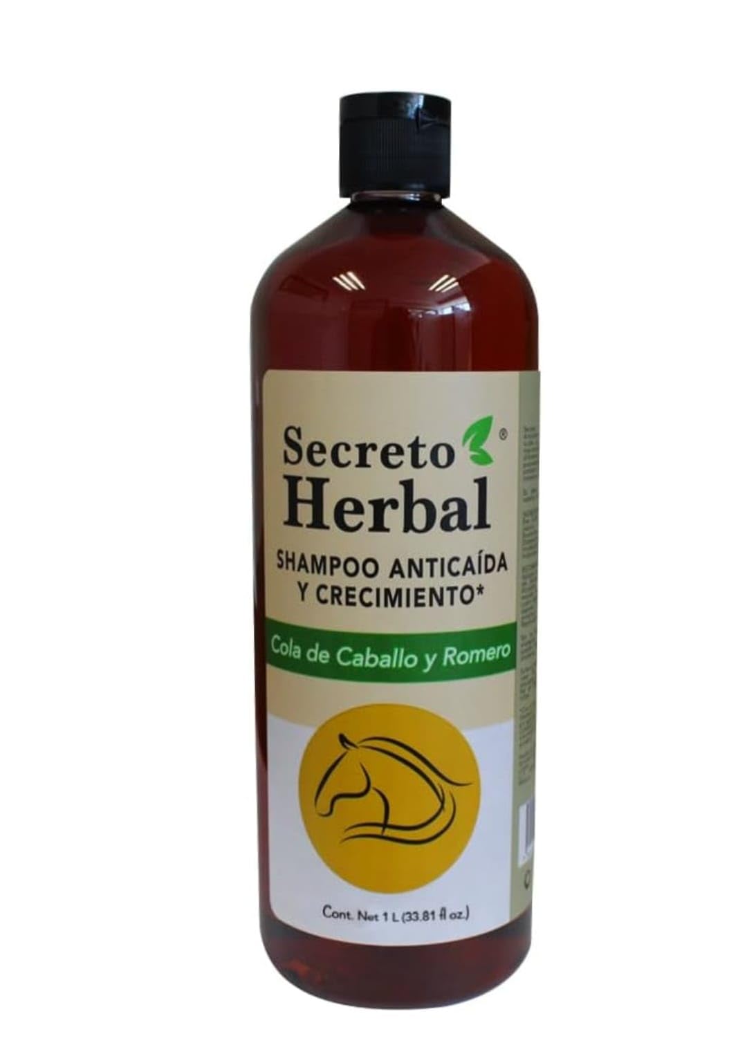 shampoo secreto herbal cola de caballo y romero 1L
