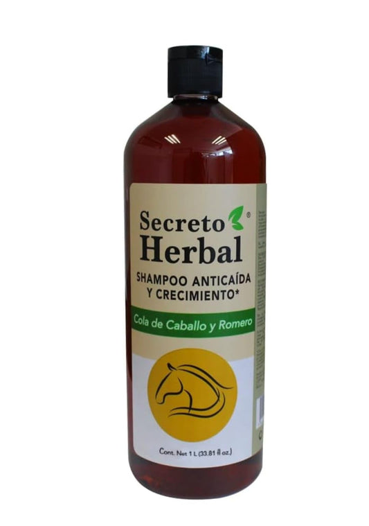shampoo secreto herbal cola de caballo y romero 1L