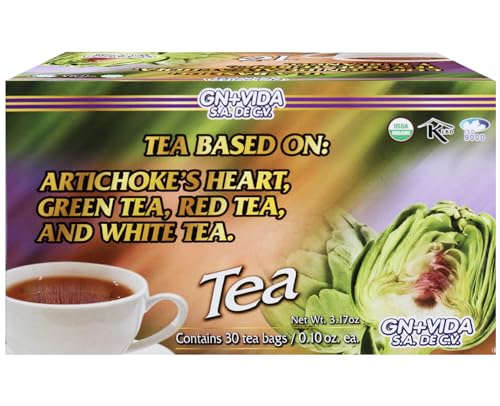 1 Box/Caja Alcachofivida Artichoke TEA- Box with 30 tea bags / Caja con 30 sobres de te