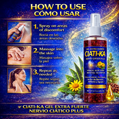 Ciati-Ka Cooling Massage Oil 8oz