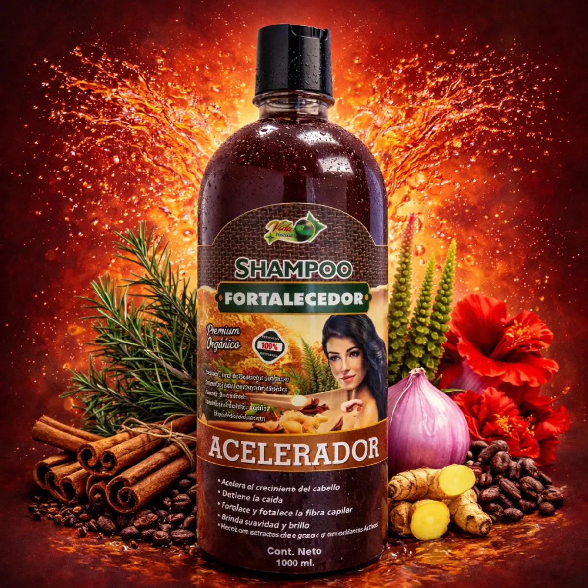 Herbal Hair Accelerator Shampoo 1L (33.9 Fl Oz)
