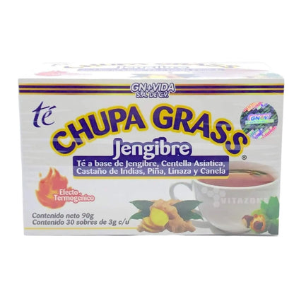 Chupa Grass TeaTox Herbal Tea Bags - 30 Day Supply
