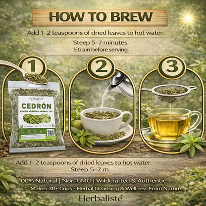 Lemon Verbena (Cedrón) Tea 4oz – Loose Leaf