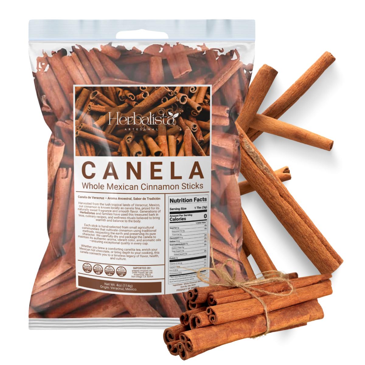 Herbalista Mexican Cinnamon Sticks – 4 oz (114 g)