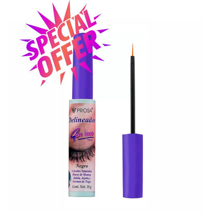 PROSA Delineador 4-in-1 Long-lasting Eyeliner