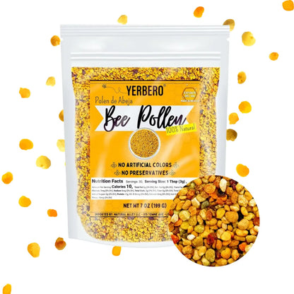 Premium Bee Pollen Granules 7oz (199 G) – 100% Natural