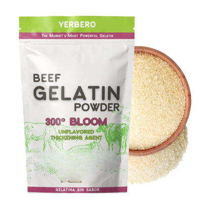 Yerbero Unflavored 300° Bloom Beef Gelatin Powder 8oz (226g)