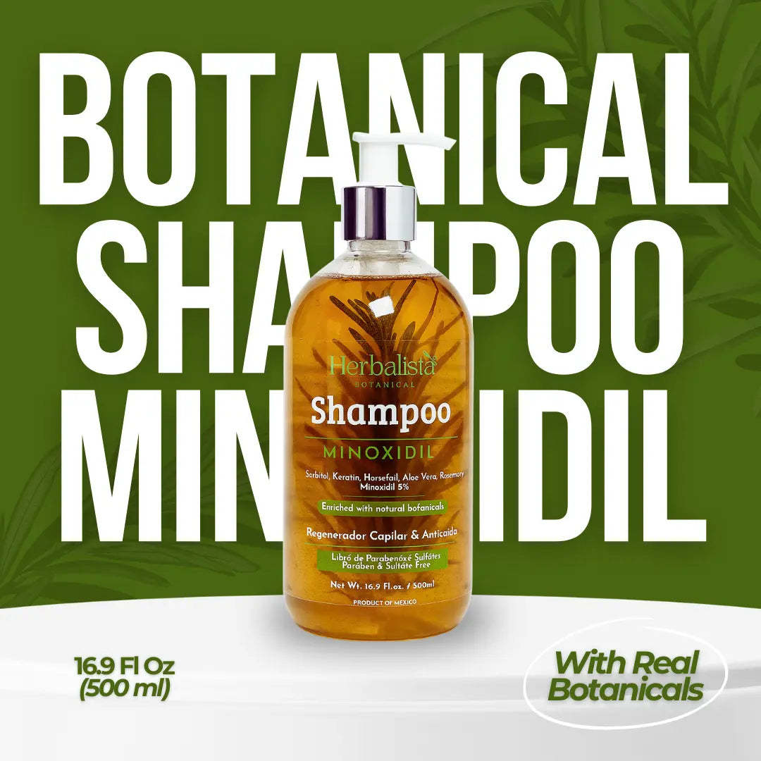 Herbalista Herbal Shampoo Minoxidil 500ml (16.9 fl oz)